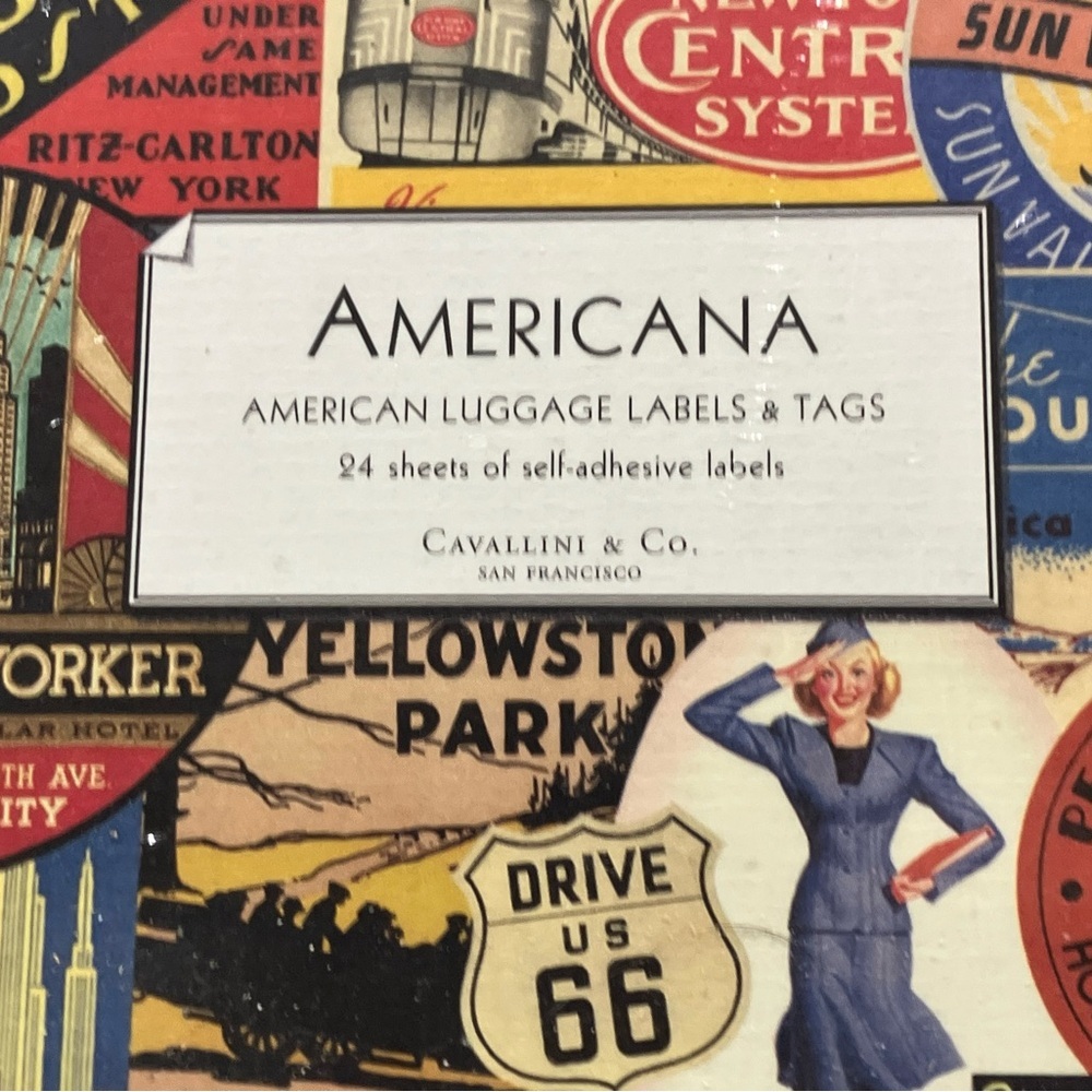 Cavallini Luggage Labels - Picture 2 of 8